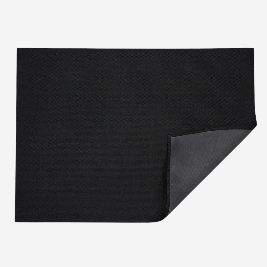 Chilewich Mini Basketweave Rug, COLOR: Black, SIZE: Small 23&quot; x 36&quot;