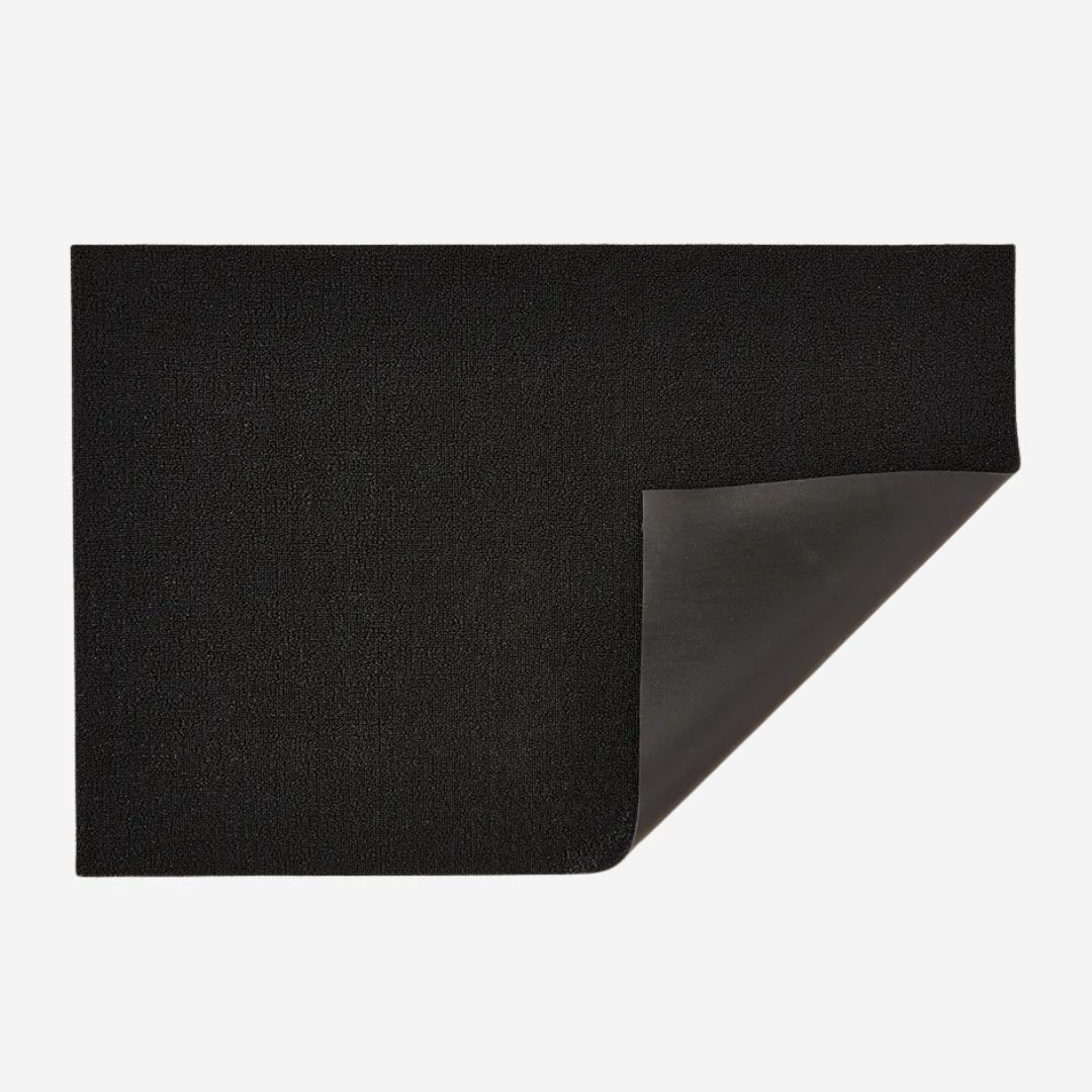 Chilewich Solid Shag Mat, COLOR: Black, SIZE: Doormat 18&quot;x28&quot;