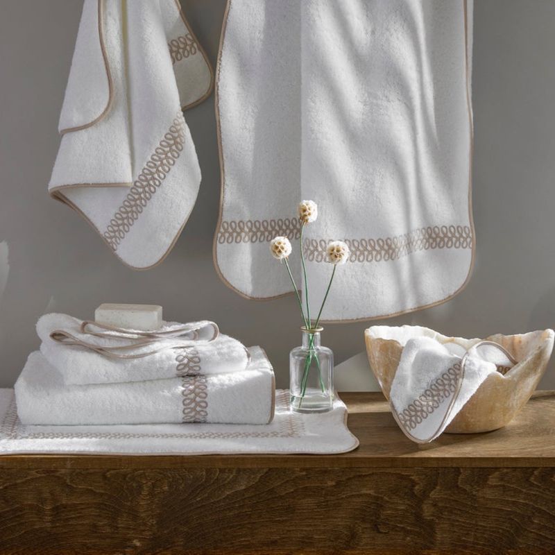 Matouk Astor Braid Bath Towels