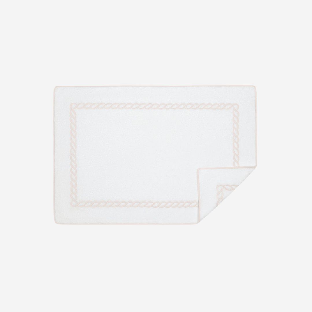 Matouk Classic Chain Tub Mat, COLOR: Blush, SIZE: Tub Mat 24 x 36