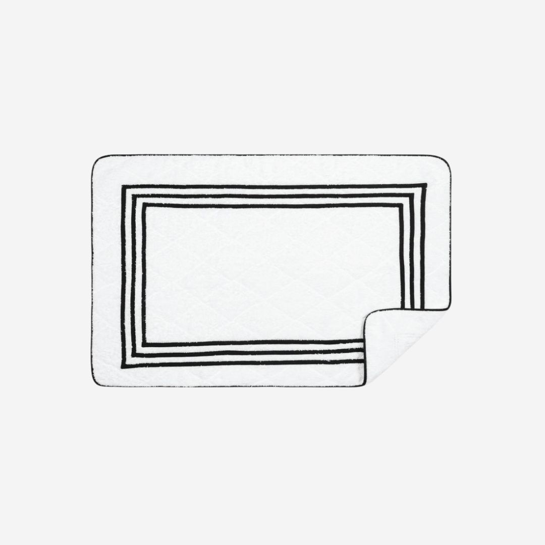 Matouk Newport Tub Mat, COLOR: Cairo Black, SIZE: Tub Mat 24 x 36