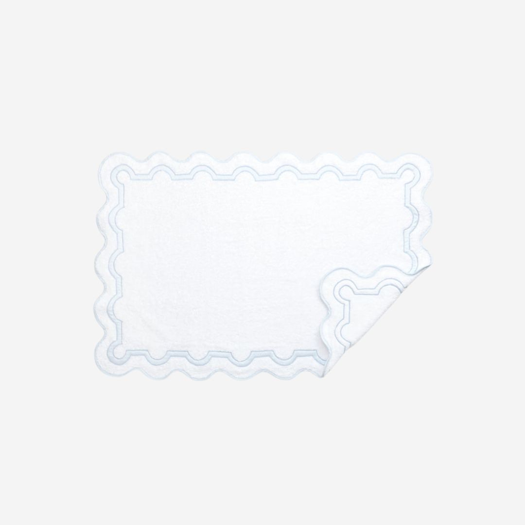 Matouk Mirasol Tub Mat, COLOR: Blue, SIZE: Tub Mat 24 x 36
