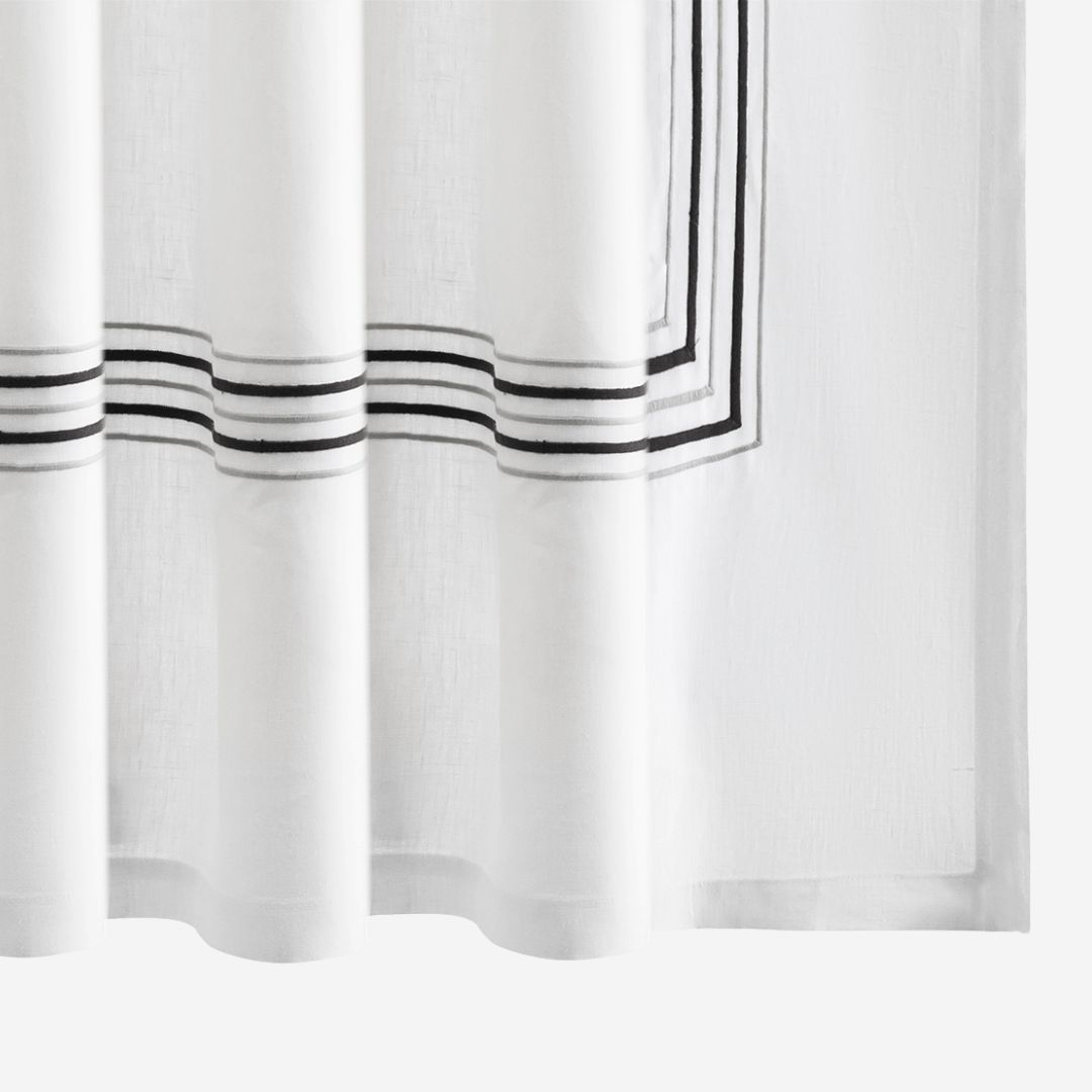Matouk Presto Shower Curtain, COLOR: Charcoal, SIZE: Shower Curtain 72 x 72