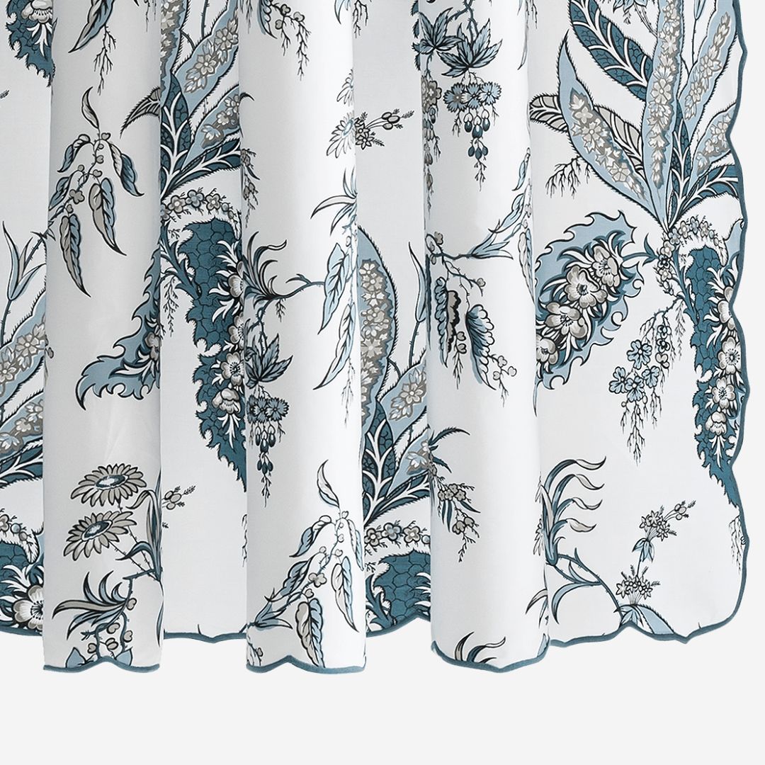 Matouk Apolline Shower Curtain, COLOR: Mediterranean, SIZE: Shower Curtain 72 x 72