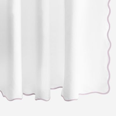 Matouk Camilla Pique Scallop Shower Curtain