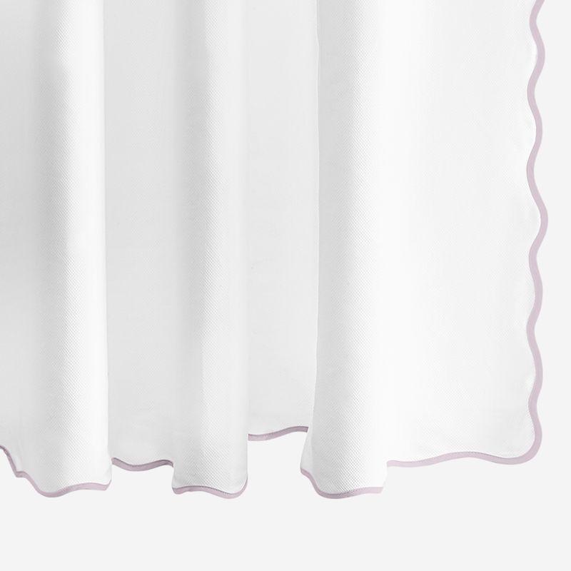 Matouk Camilla Pique Scallop Shower Curtain
