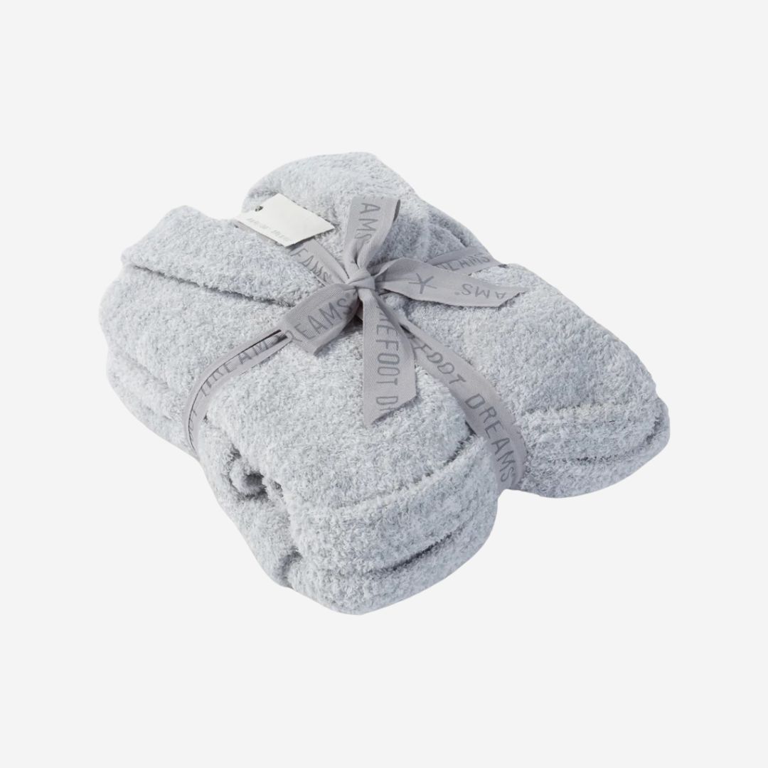 Barefoot Dreams CozyChic Adult Robe, SIZE: Double 0, COLOR: Ocean / White