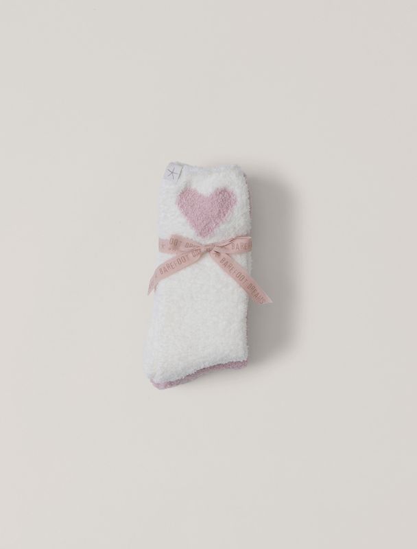 Barefoot Dreams Heart Print Sock Set