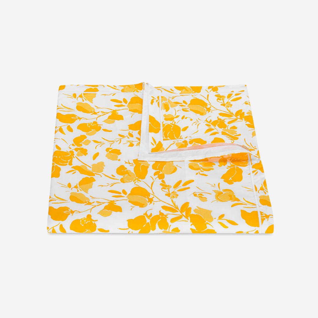 Matouk Alexandra Bed Style, COLOR: Goldenrod, PRODUCT: DUVET COVER, SIZE: Full / Queen 90 x 96