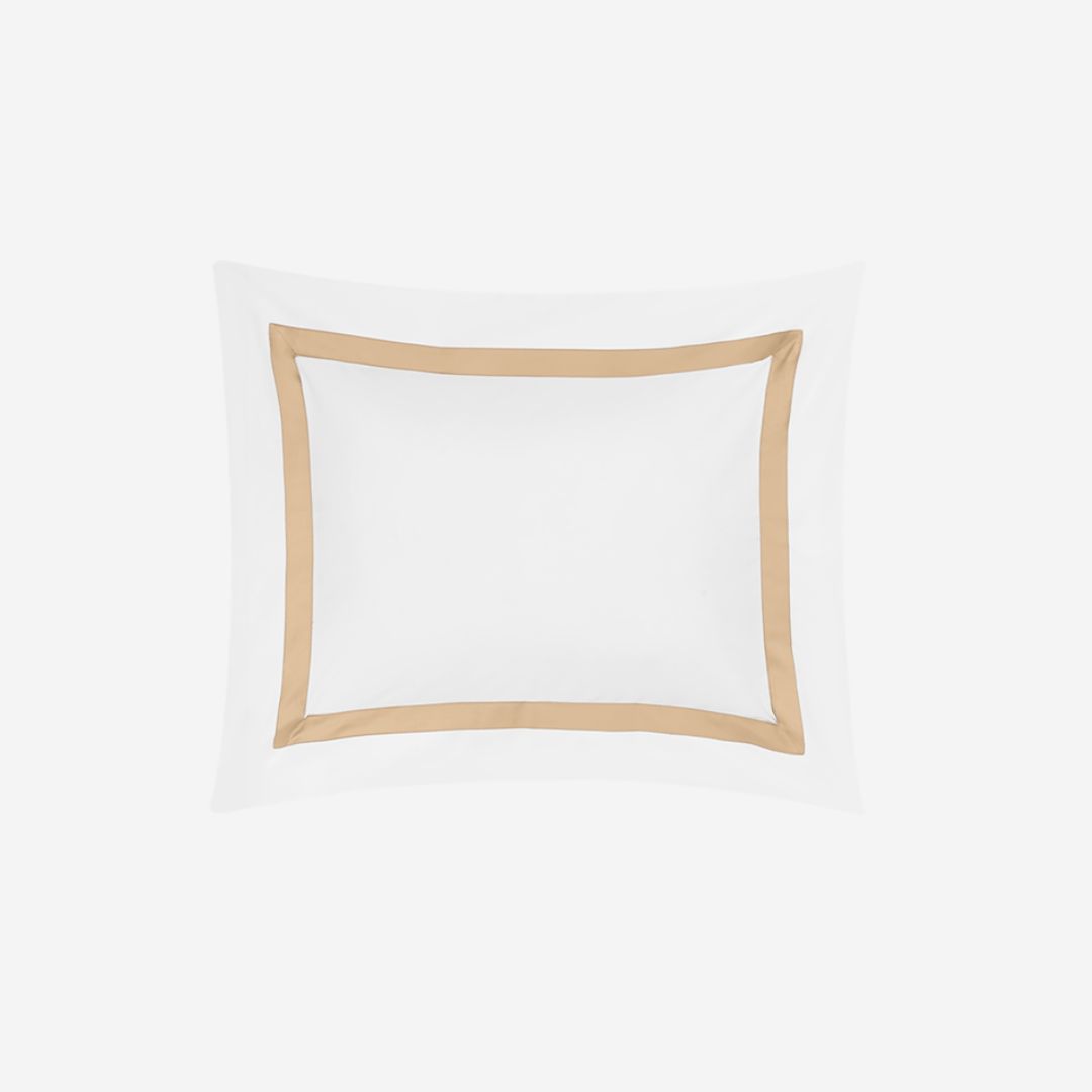 Matouk Lowell Shams—Subtle Neutrals, COLOR: Ambrosia, PRODUCT: SHAM, SIZE: Boudoir 12 x 16