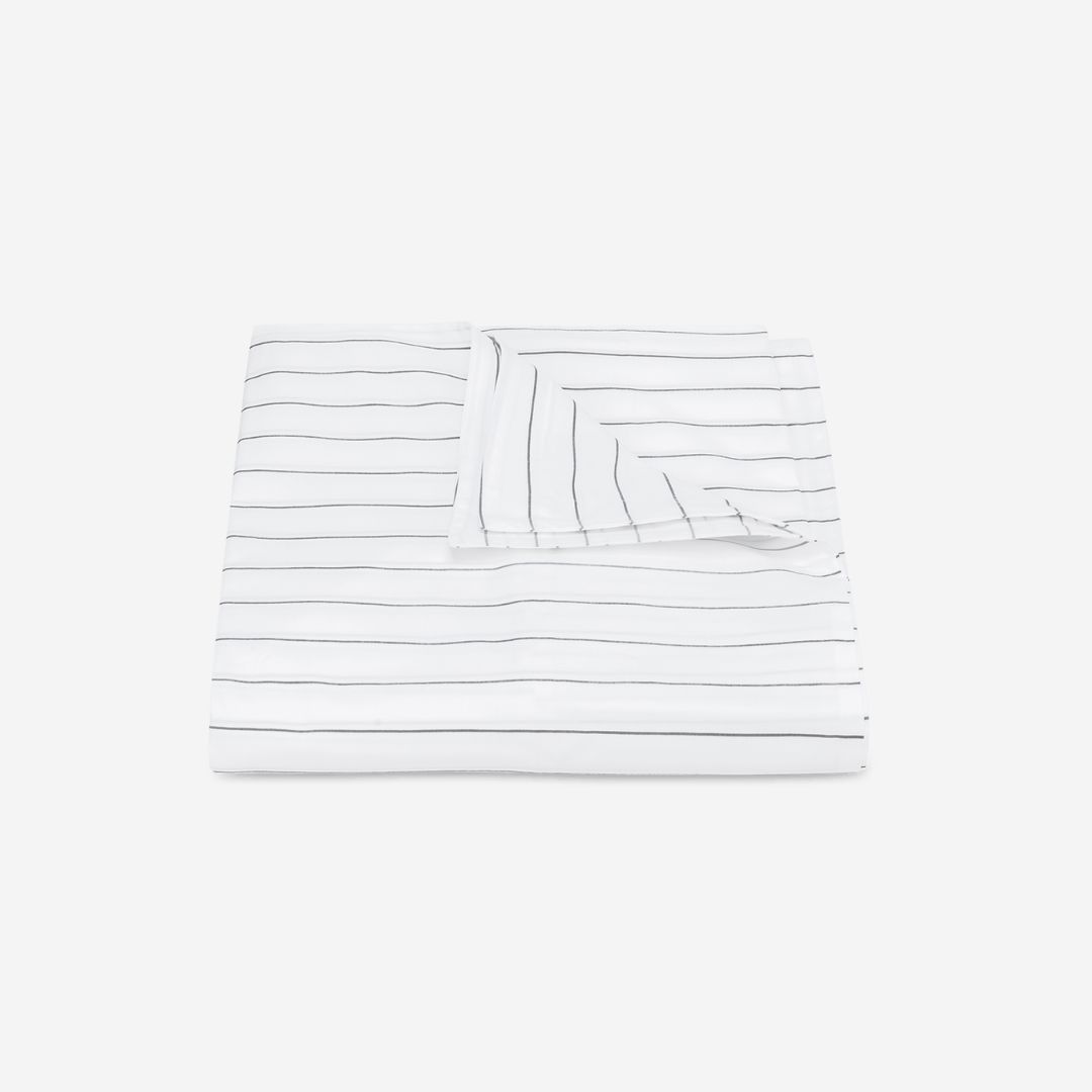 Matouk Amalfi Bed Style, COLOR: Charcoal, PRODUCT: DUVET COVER, SIZE: Full / Queen 90 x 96