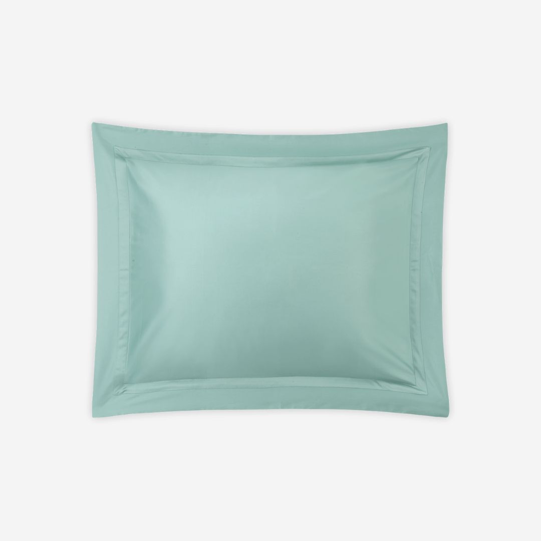 Matouk Nocturne Shams—Bold Statements, COLOR: Aquamarine, PRODUCT: SHAM, SIZE: Standard 21 x 27