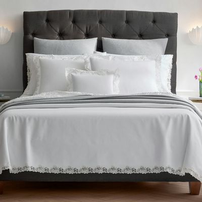 Matouk Lace Pique Coverlet Bed Style