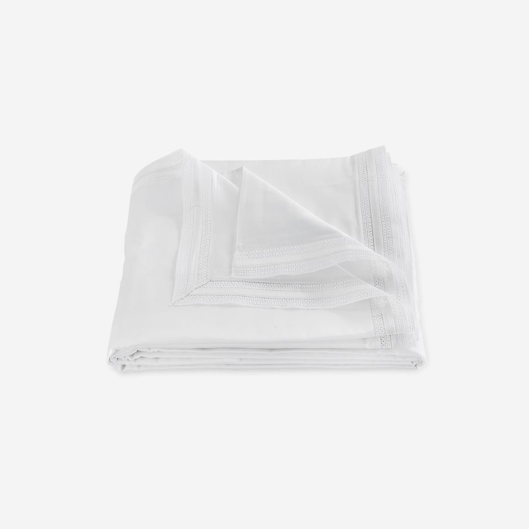Matouk Grace Bed Style, COLOR: White, PRODUCT: DUVET COVER, SIZE: King 108 x 96