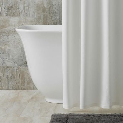 Matouk Diamond Pique Shower Curtain