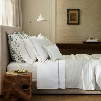 Matouk Pearl Coverlet Bed Style