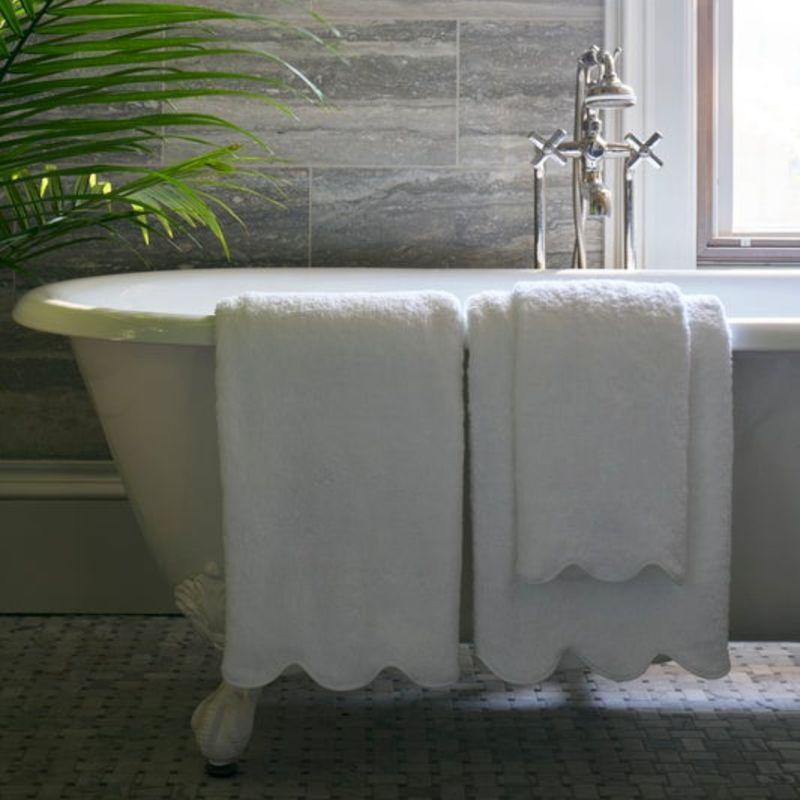 Matouk Cairo Scallop Bath Towels