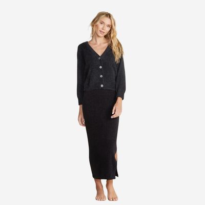 Barefoot Dreams Diamond Pointelle Cardigan