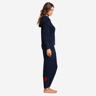 Barefoot Dreams Embroidered Heart Pant