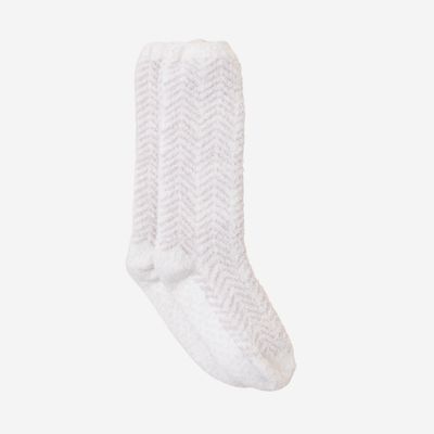 Barefoot Dreams CozyChic Herringbone Socks