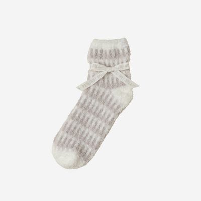 Barefoot Dreams Stripe Geo Tennis Socks
