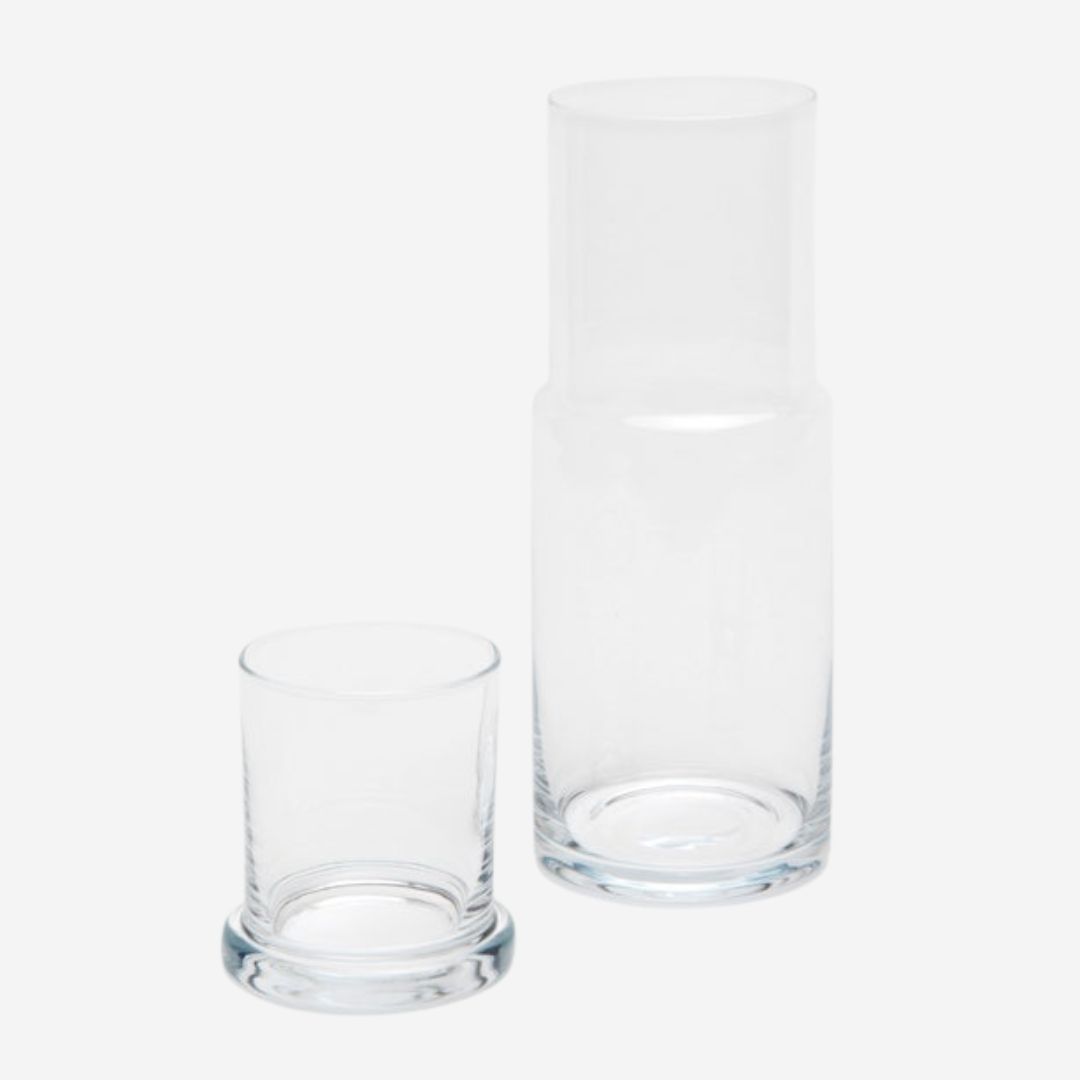 Pigeon &amp; Poodle Faro Cylinder Carafe, COLOR: Clear