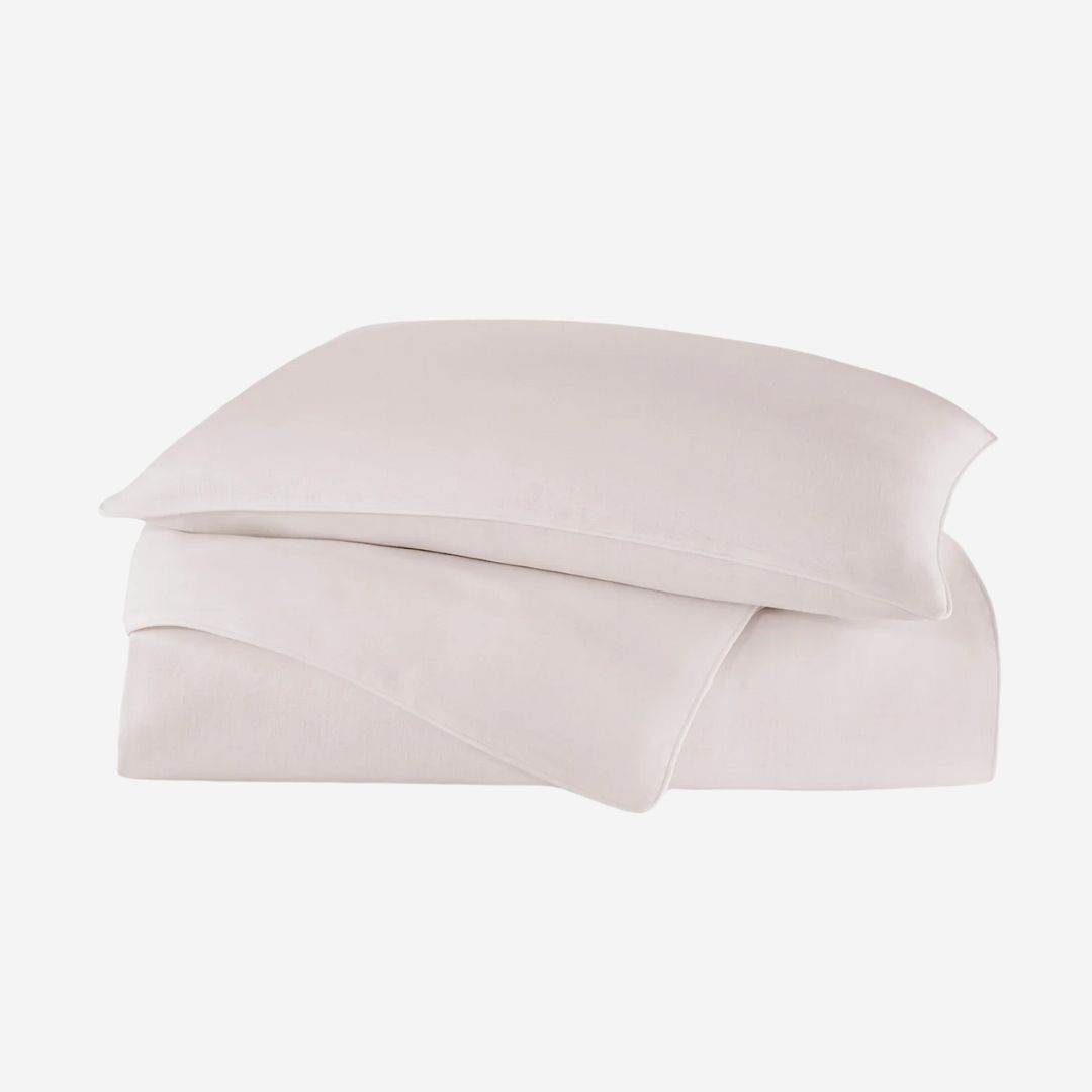 Peacock Alley Mandalay Linen Bed Style, COLOR: Blush, PRODUCT: Duvet Cover—King