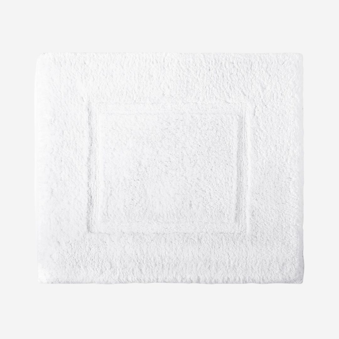 Peacock Alley Tiffany Cloud Bath Rug, COLOR: White, SIZE: Square—24 x 24