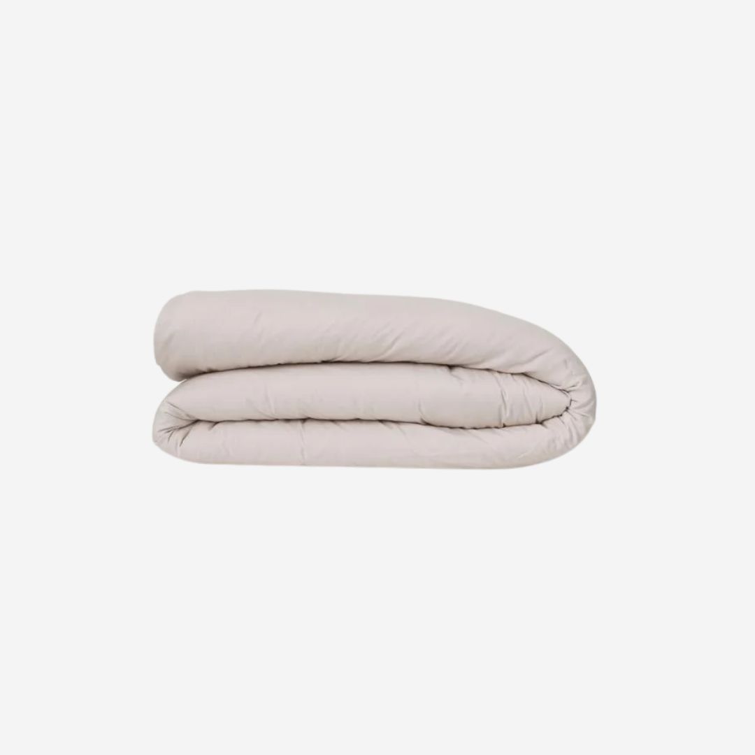 Barefoot Dreams Washed Bamboo Duvet Cover, COLOR: Dune, SIZE: Full / Queen