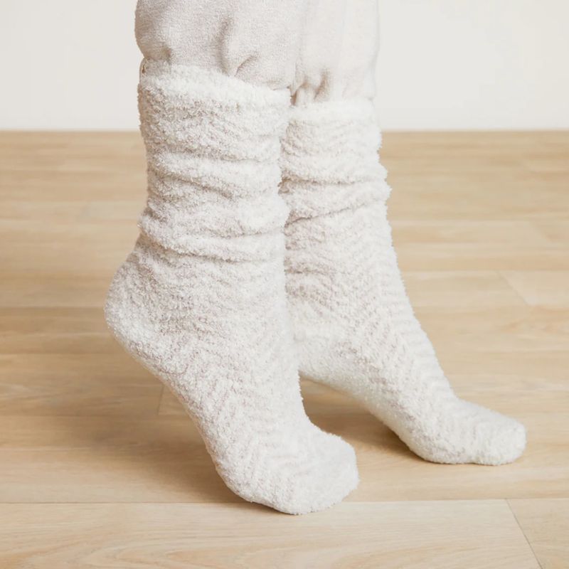 Barefoot Dreams CozyChic Herringbone Socks