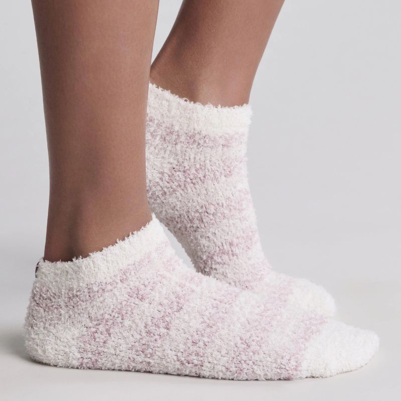 Barefoot Dreams Heathered Stripe Ankle Socks