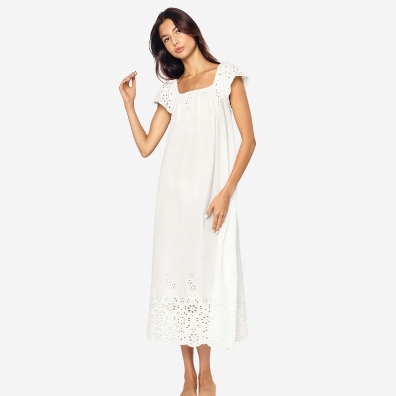 Petite Plume Twill Ava Nightgown