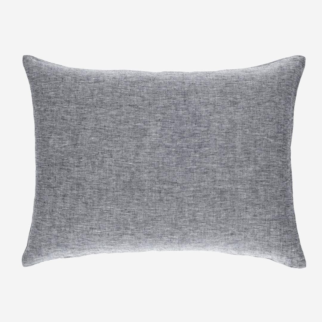 Pine Cone Hill Lush Linen Sham, COLOR: Black, SIZE: Standard