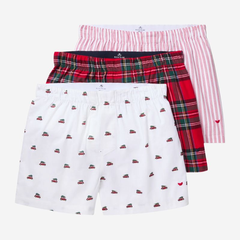 Petite Plume Men&#39;s Twin 3-Pack Boxers