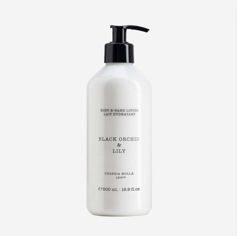 Cereria Molla Body &amp; Hand Lotion - Black Orchid &amp; Lily