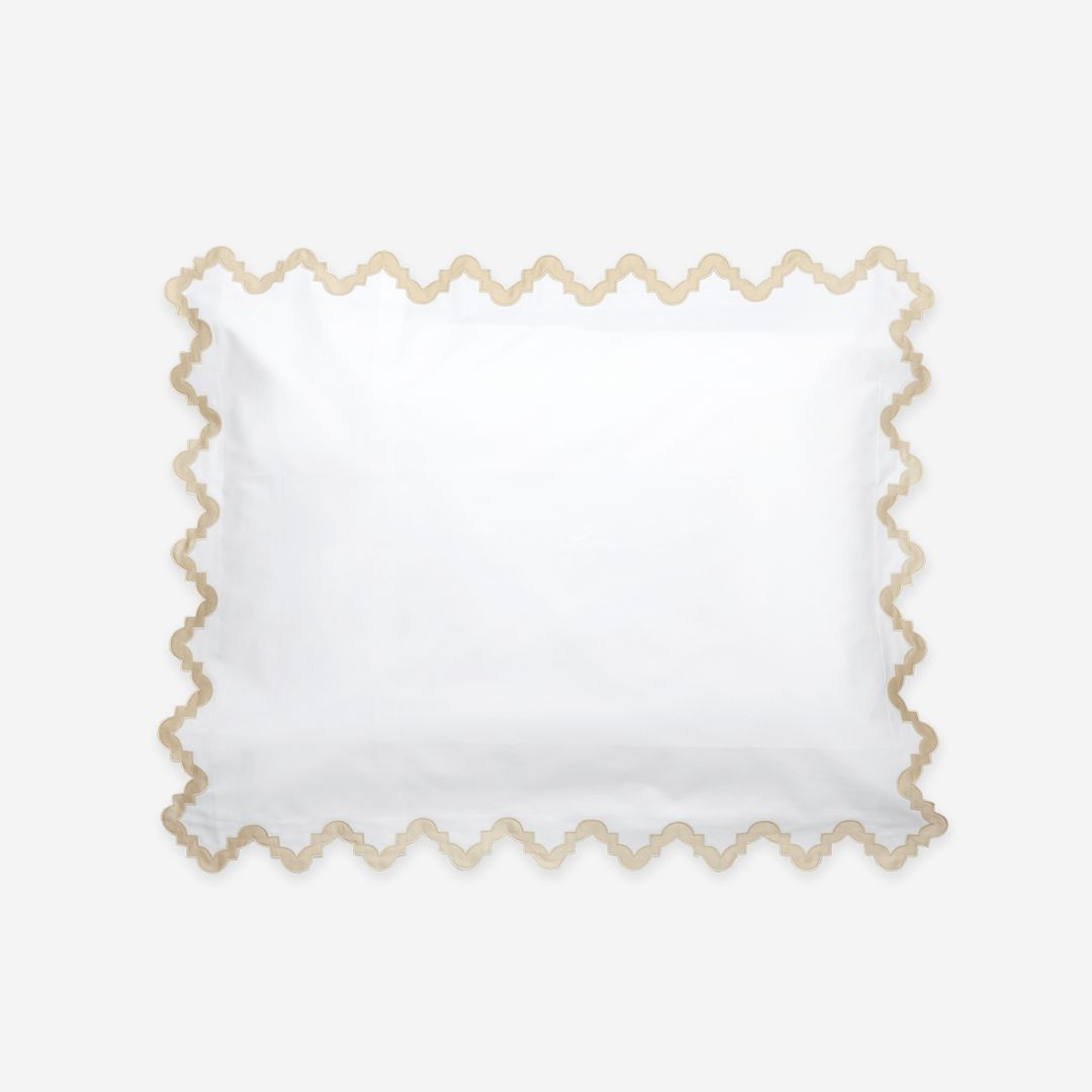 Matouk Aziza Bed Style, COLOR: Champagne, PRODUCT: Sham—Standard