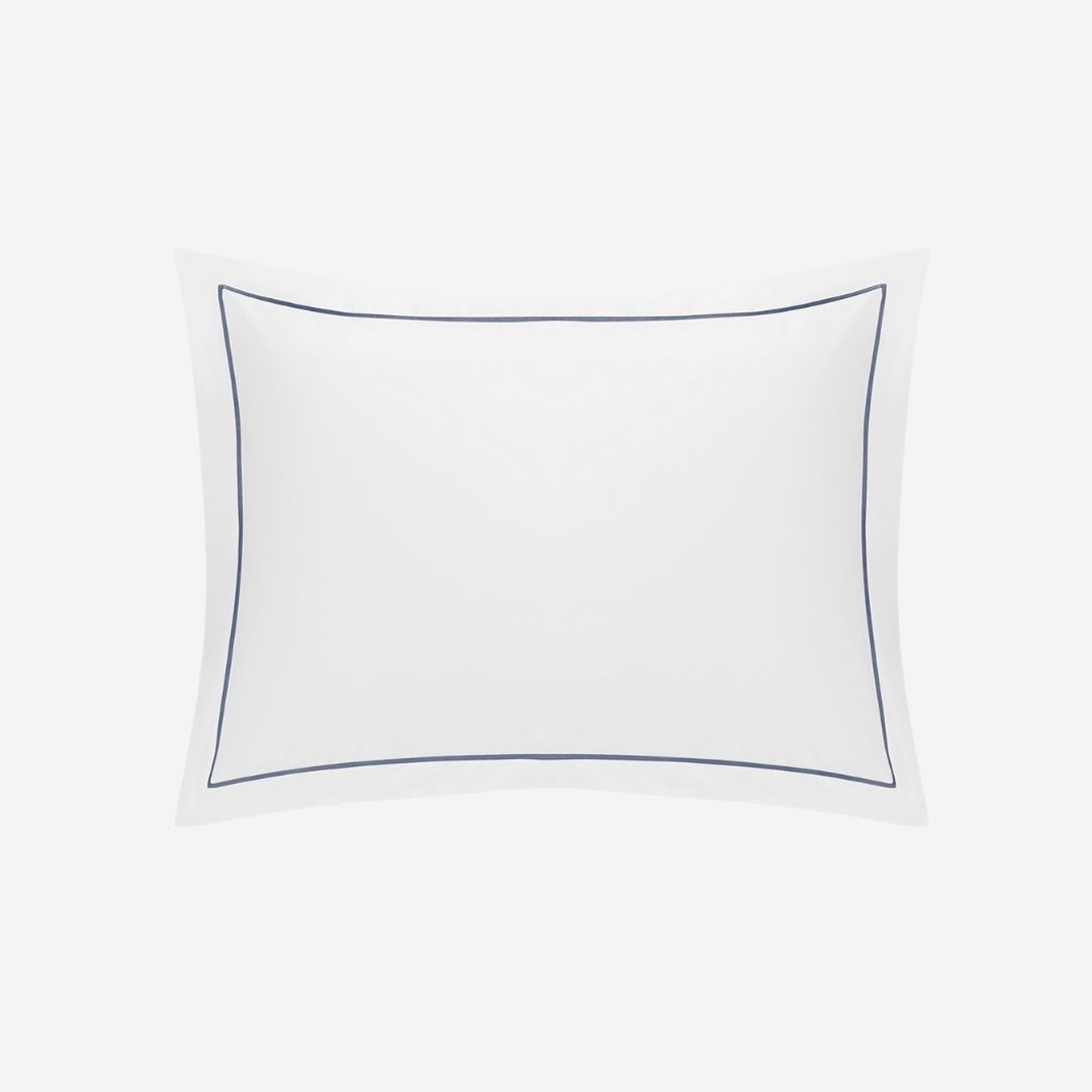 Matouk Bergamo Bed Style, COLOR: Baltic, PRODUCT: Sham—Standard