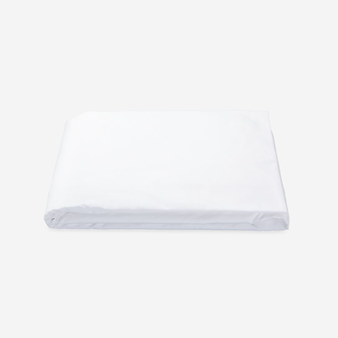 Matouk Luca Fitted Sheet, COLOR: White, SIZE: Twin 14&quot;