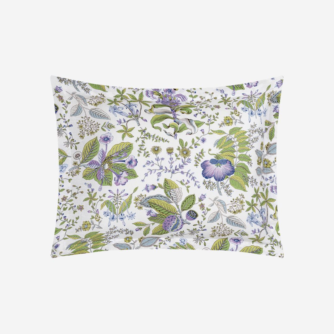 Matouk Pomegranate Linen Bed Style, COLOR: Lilac, PRODUCT: Sham—Standard