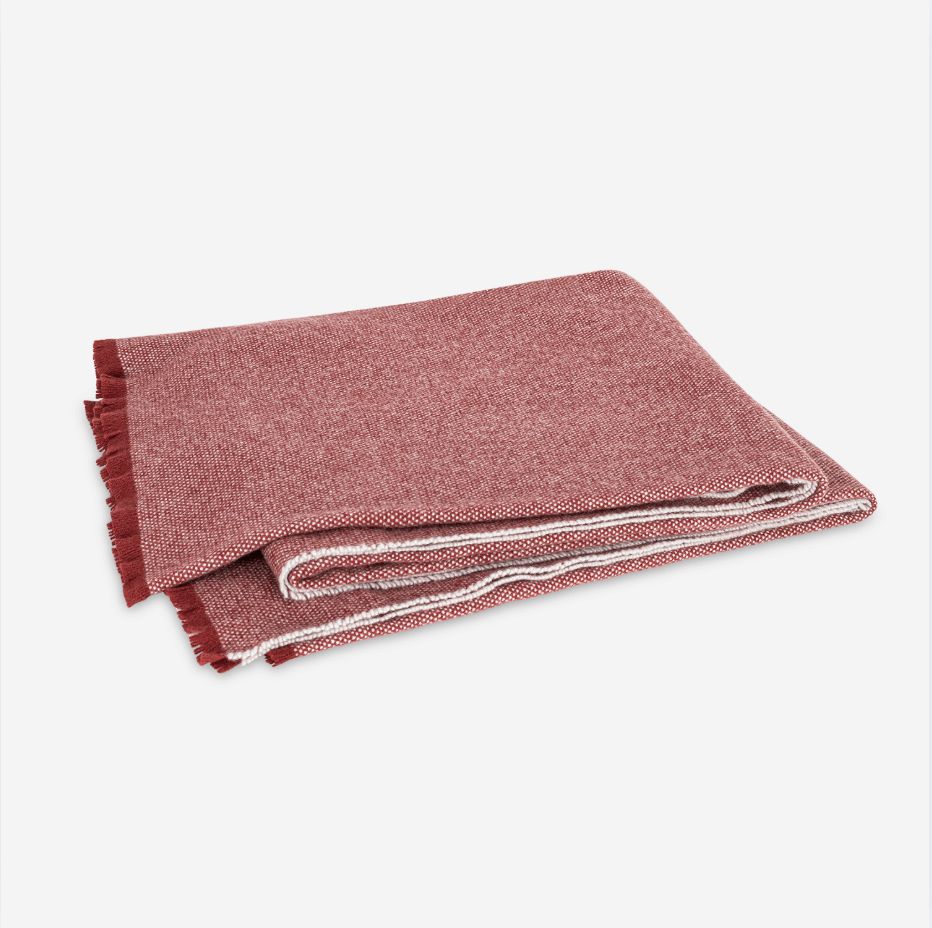 Matouk Agnes Throw, COLOR: Carnelian