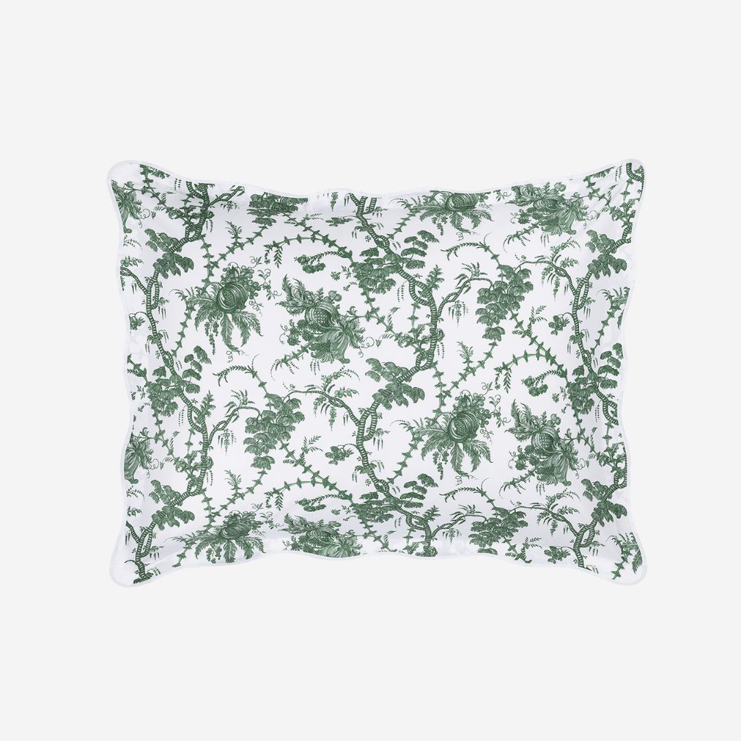 Matouk San Cristobal Bed Style, COLOR: Green, PRODUCT: Sham—Standard