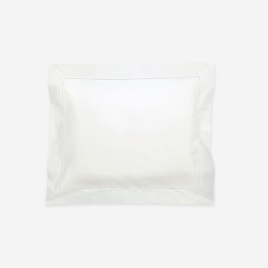 Matouk Luca Hemstitch Bed Style, COLOR: Bone, PRODUCT: Sham—Standard