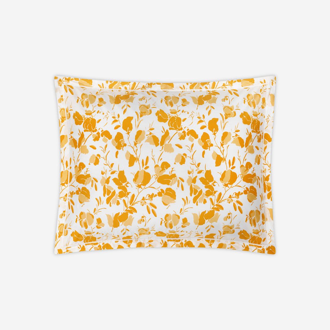 Matouk Alexandra Bed Style, COLOR: Goldenrod, PRODUCT: Sham—Standard