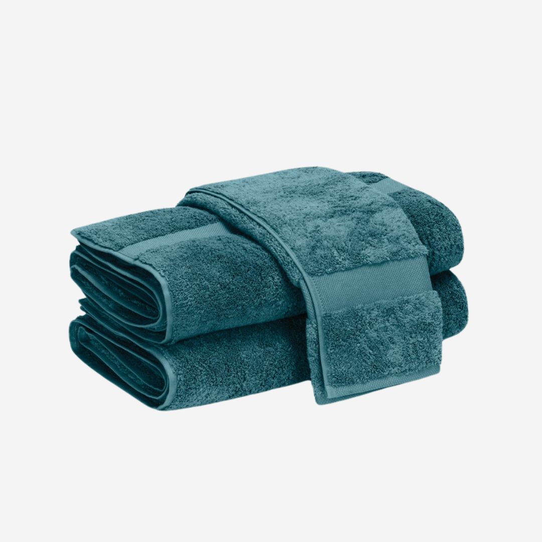 Matouk Lotus Bath Towels, COLOR: Aegean, SIZE: Wash Cloth