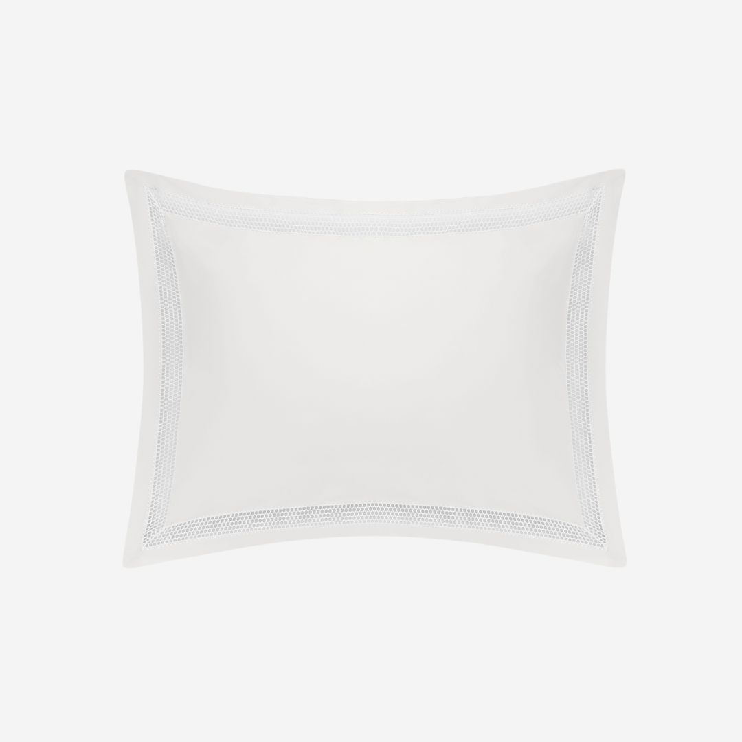 Matouk Cecily Bed Style, COLOR: Bone, PRODUCT: Sham—Standard