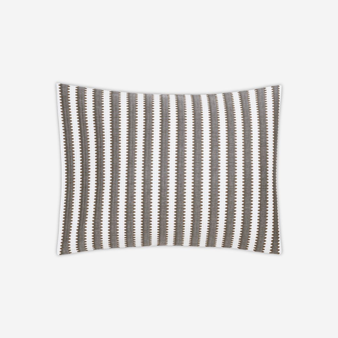 Matouk Apollo Stripe Matelassé Bed Style, COLOR: Comet, PRODUCT: Sham—Standard