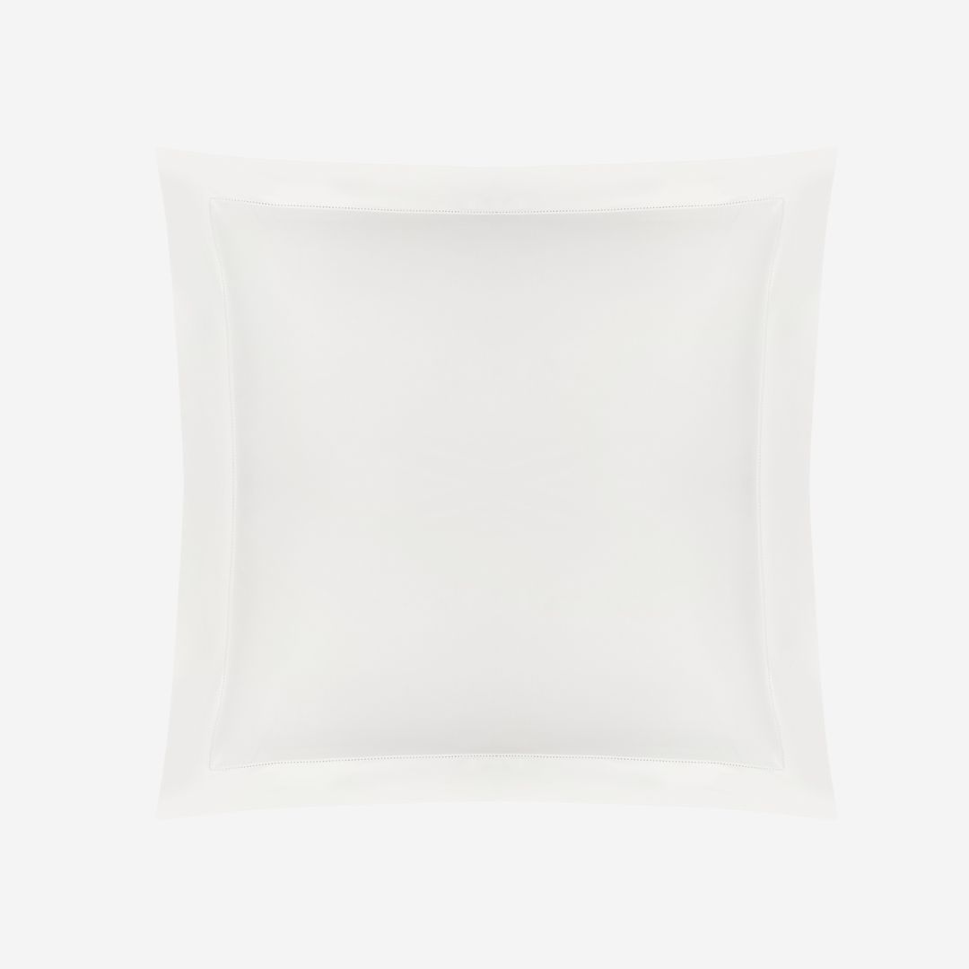 Matouk Bergamo Hemstitch Bed Style, COLOR: Bone, PRODUCT: Sham—Standard