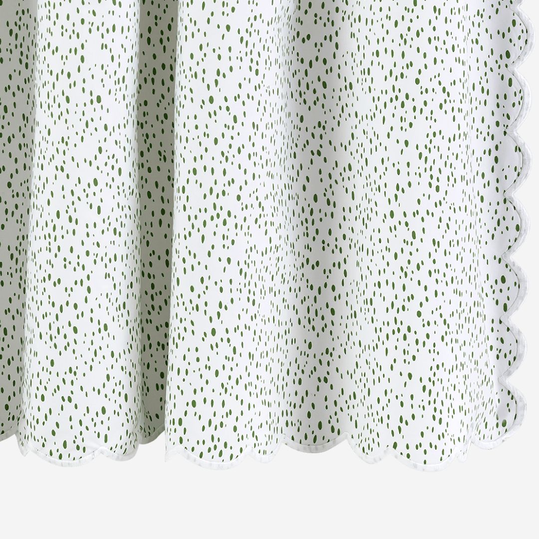 Matouk Celine Shower Curtain, COLOR: Grass