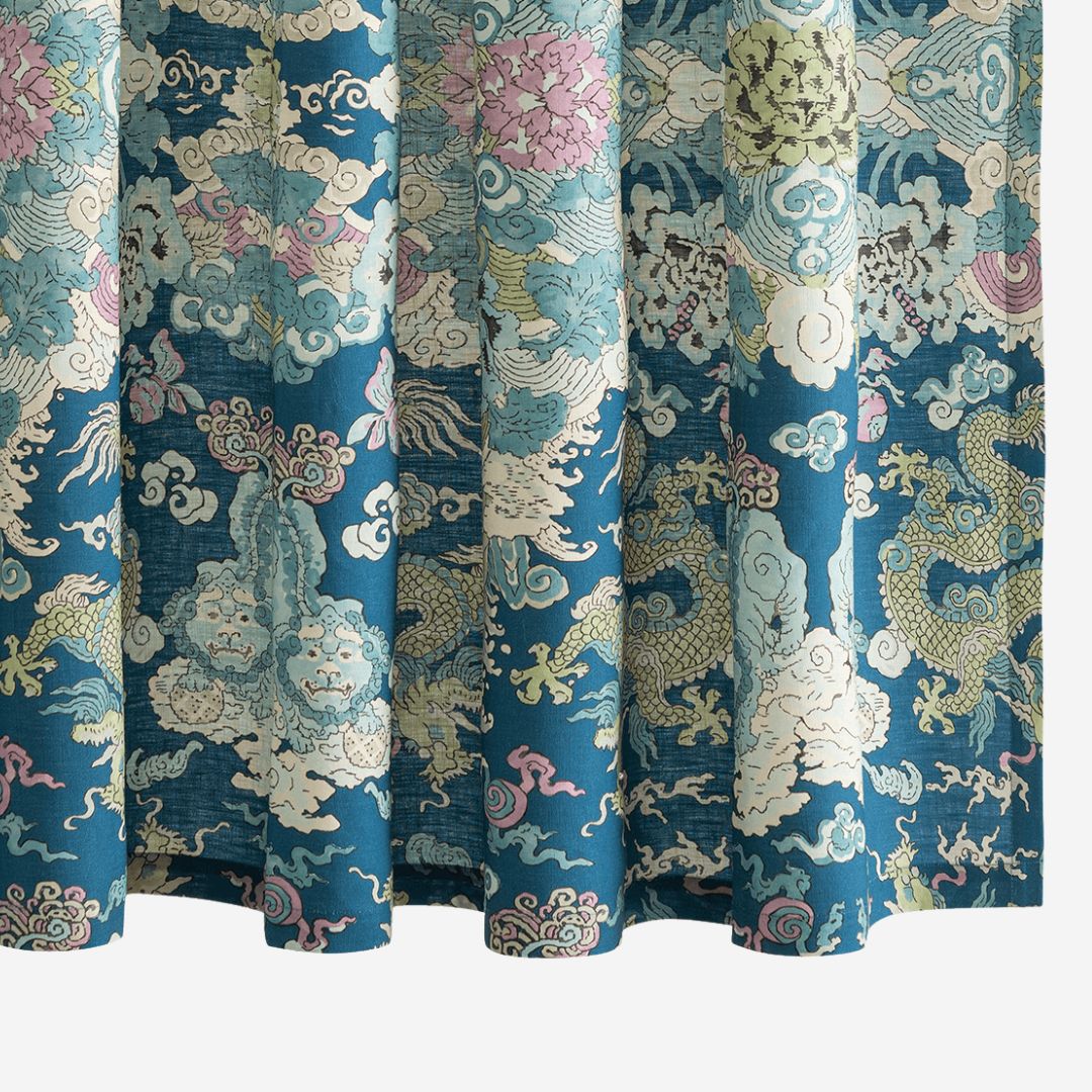 Matouk Magic Mountain Shower Curtain, COLOR: Aquarius