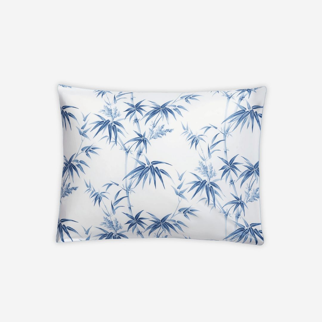 Matouk Dominique Bed Style, COLOR: Azure, PRODUCT: Sham—Standard